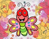 Mariposa sonriente