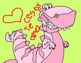 Tiranosaurio feliz