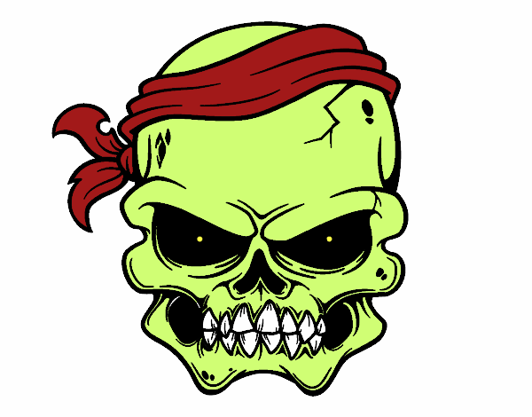 calavera pirata