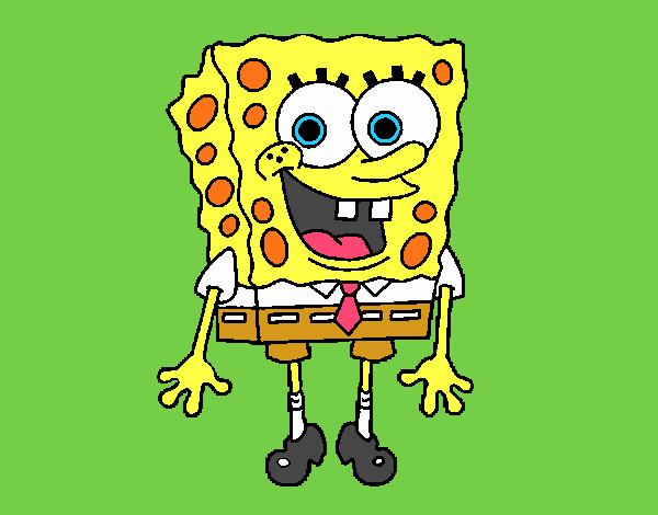 Bob Esponja alegre