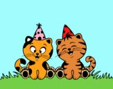 Gatos de cumpleaños