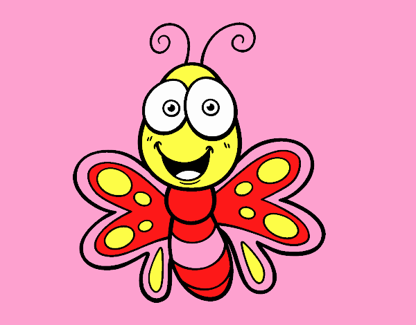 Mariposa sonriente