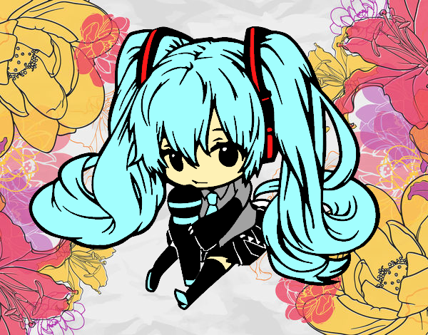 Miku Chibi vocaloid