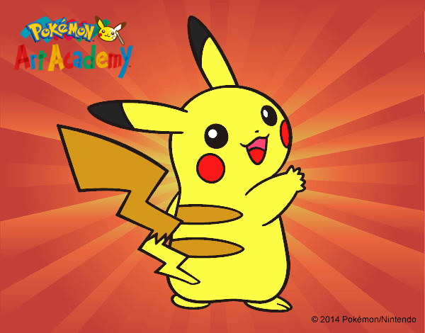 Pikachu de espaldas