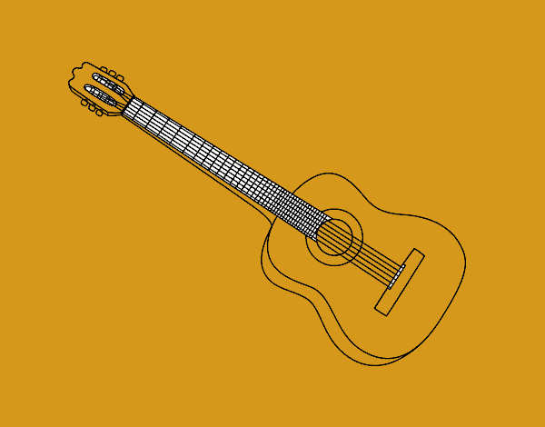 Una guitarra española