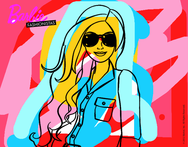 Barbie con gafas de sol