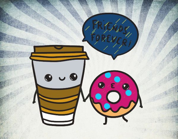 Café y donut