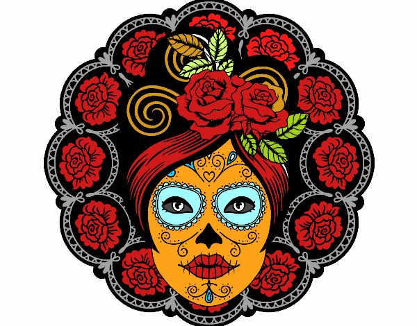 Calavera mejicana femenina