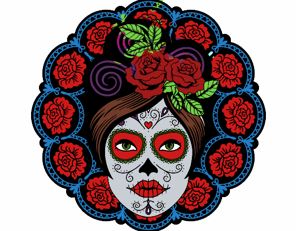 Calavera mejicana femenina