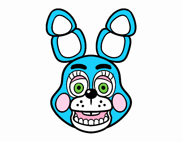 Cara de Toy Bonnie de Five Nights at Freddy's