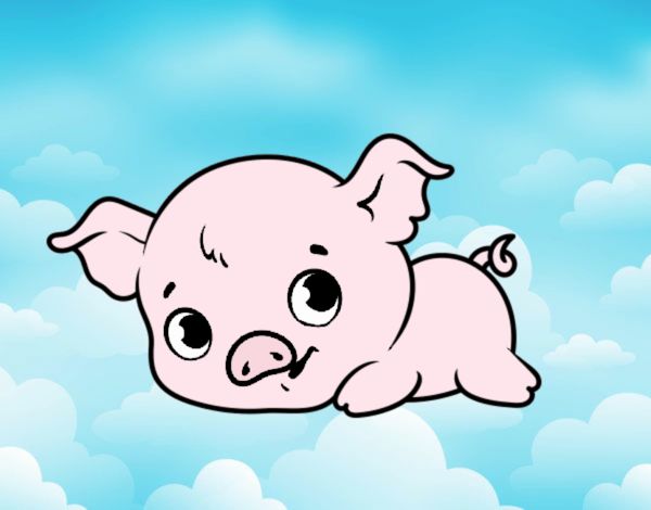 El cerdito que se fue al cielo