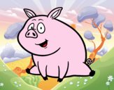 Cerdito de granja