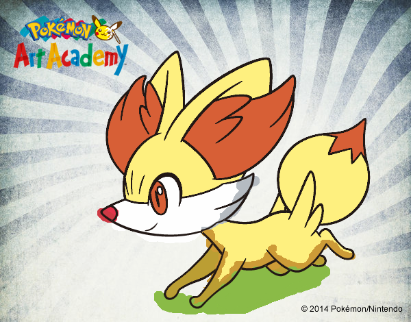 Fennekin corriendo