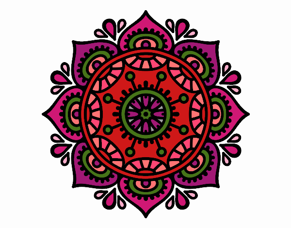 Dibujo de Mandala 33 para Colorear - Dibujos.net