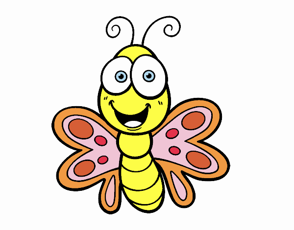 Mariposa sonriente