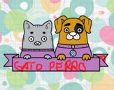 Perrito y gatito