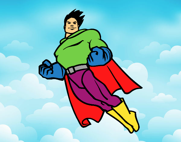 Superman volando