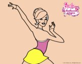 Barbie en postura de ballet