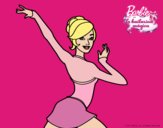 Barbie en postura de ballet