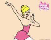 Barbie en postura de ballet