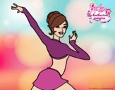 Barbie en postura de ballet