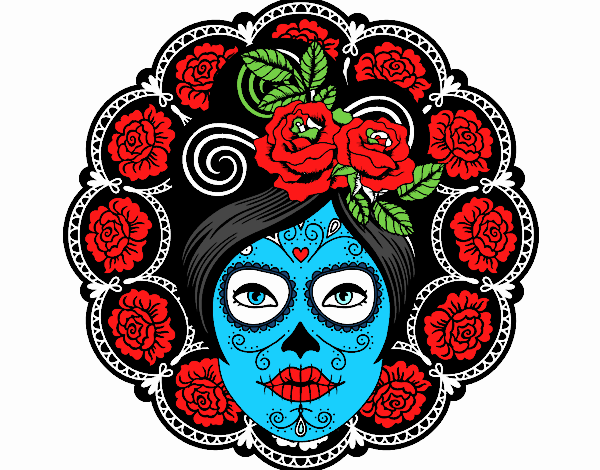 Calavera mejicana femenina