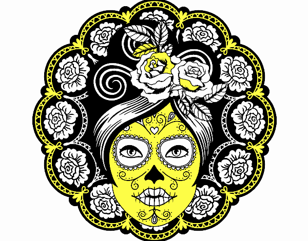 Calavera mejicana femenina