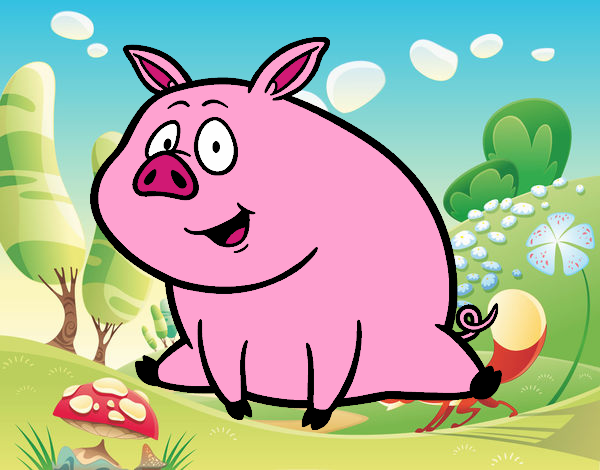 Cerdito de granja