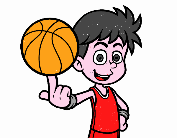 Jugador de baloncesto junior