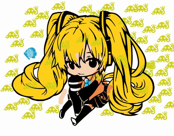 Miku Chibi vocaloid