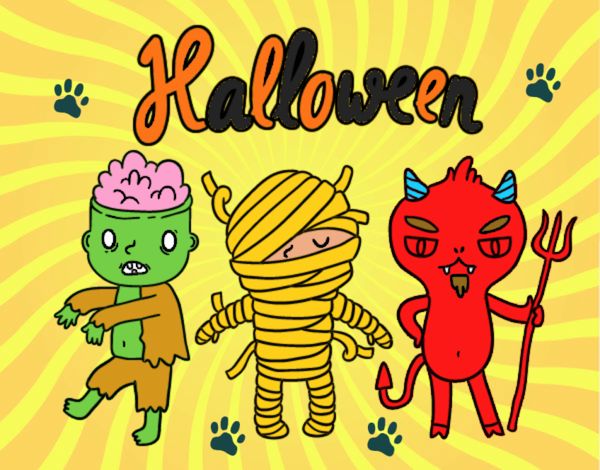 Monstruitos de Halloween