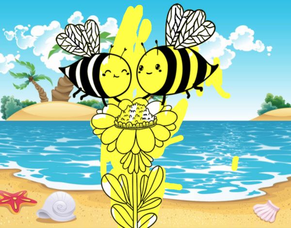 Pareja de abejas