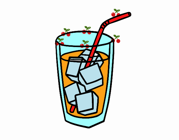 Un vaso de refresco