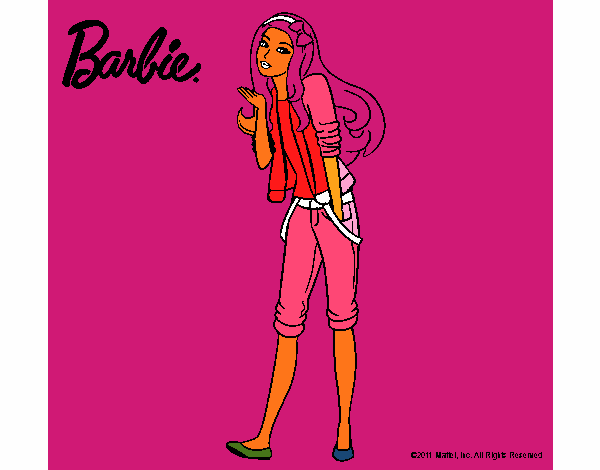 Barbie con look casual