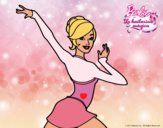 Barbie en postura de ballet