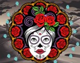 Calavera mejicana femenina