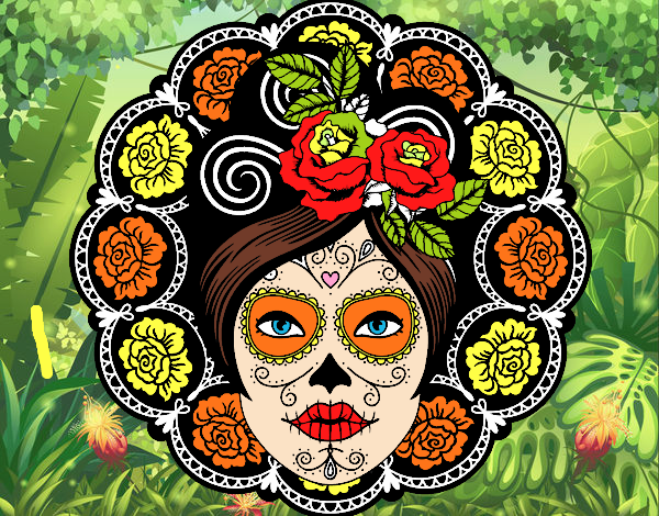 Calavera mejicana femenina