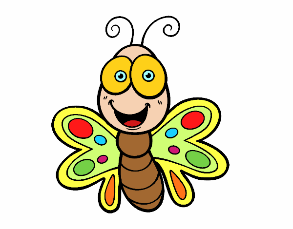 mariposa sonriente