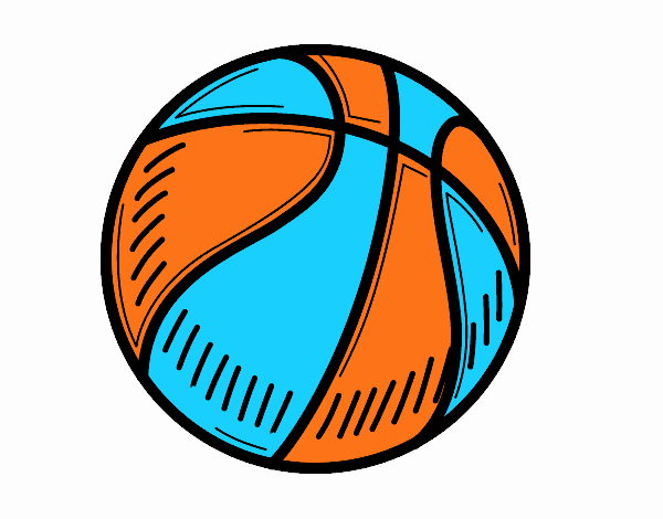 Cómo dibujar una pelota de baloncesto 