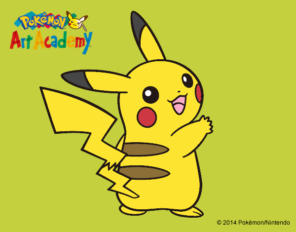 Pikachu de espaldas