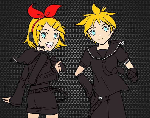 Rin y Len Kagamine Vocaloid