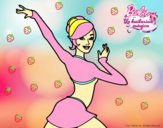 Barbie en postura de ballet