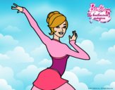 Barbie en postura de ballet