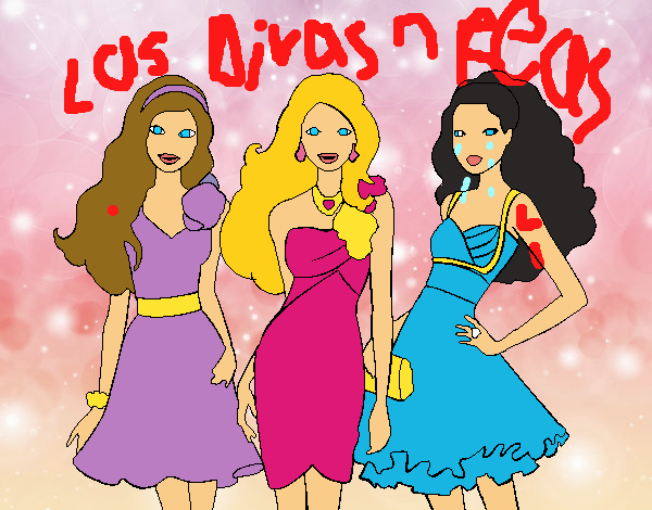 Barbie y sus amigas vestidas de fiesta