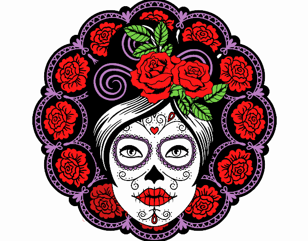 Calavera mejicana femenina