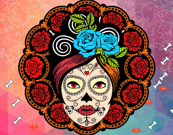 Calavera mejicana femenina