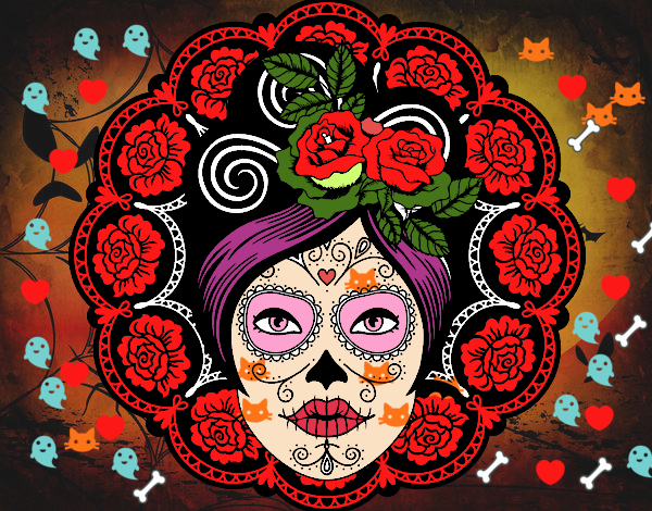 Calavera mejicana femenina