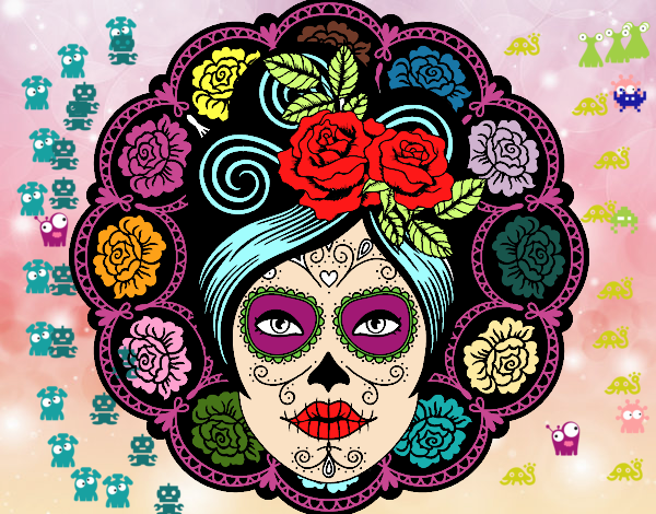 Calavera mejicana femenina