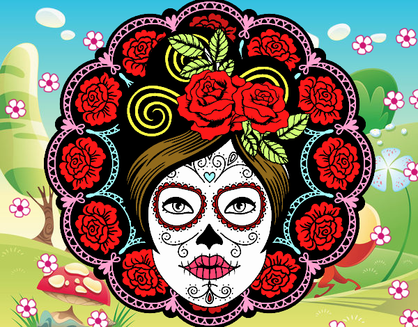 Calavera mejicana femenina