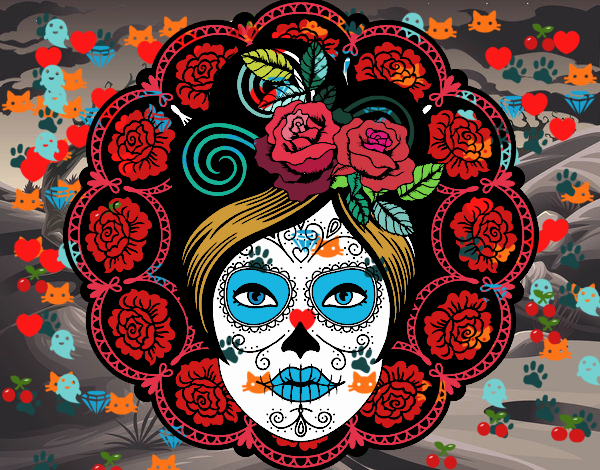 Calavera mejicana femenina